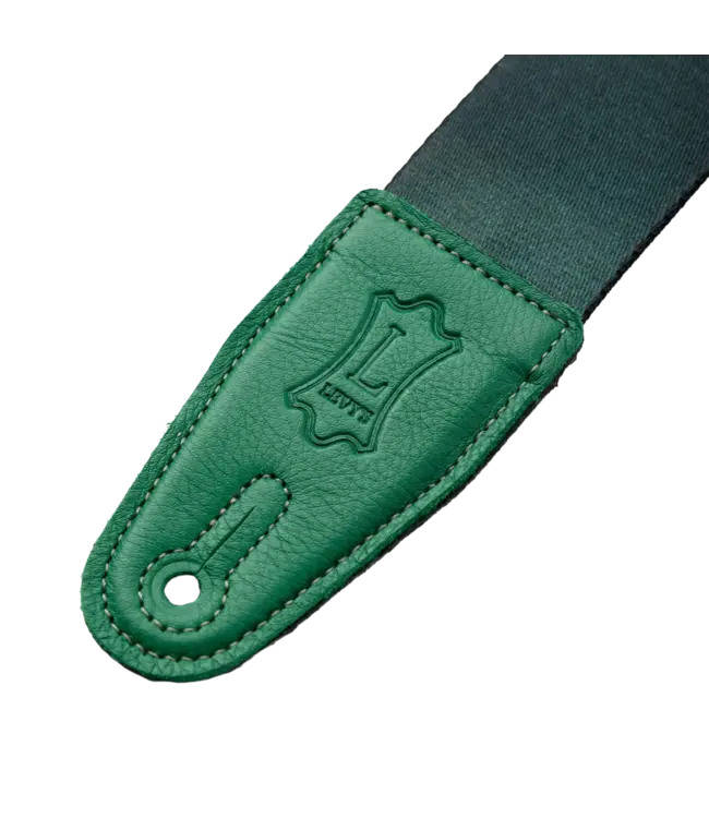 Levy's 2" Cyber Gradient Series Guitar Strap, Green/Black