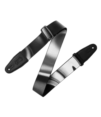Levy's Levy's 2" Cyber Gradient Series Guitar Strap, Black/Silver