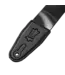 Levy's 2" Cyber Gradient Series Guitar Strap, Black/Silver