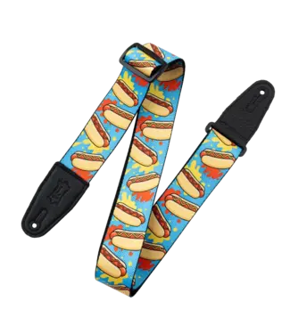 Levy's Levy's 2" Tasty Series Guitar Strap, Hot Dog