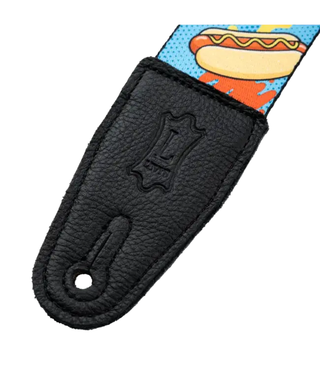 Levy's 2" Tasty Series Guitar Strap, Hot Dog
