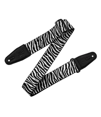 Levy's Levy's 2" Untamed Animal Print Guitar Strap, Zebra