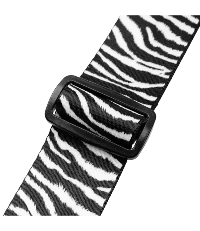 Levy's 2" Untamed Animal Print Guitar Strap, Zebra