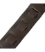 Levy's Amped Leather Series Acoustic Guitar Strap, Dark Brown