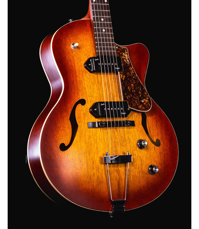 Godin 5th Avenue CW Kingpin P90, Cognac Burst - USED