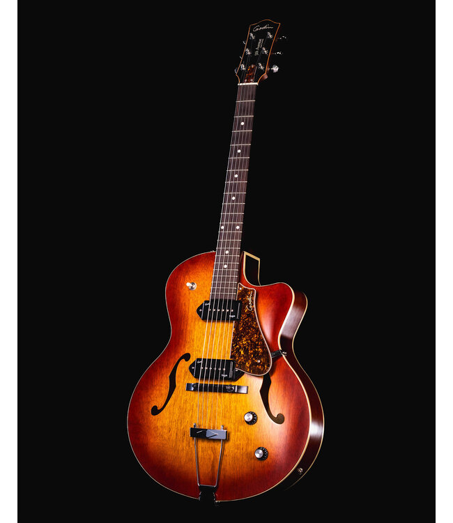 Godin 5th Avenue CW Kingpin P90, Cognac Burst - USED