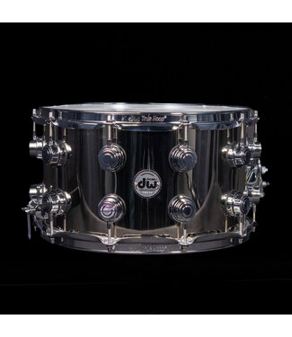 Drum Workshop DW 14" x 8" Nickel Over Brass Snare Drum, Chrome Hardware, B-Stock