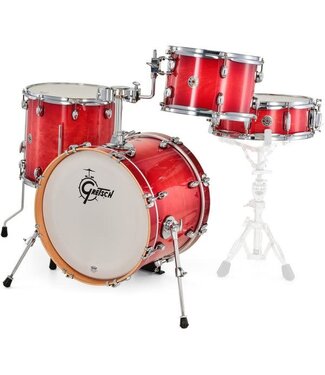 Gretsch Gretsch Catalina Club 4-Piece Shell Pack, Gloss Crimson Burst