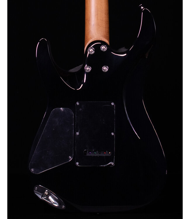 Charvel Pro-Mod Plus Dinky DK24 HSS 2PT EB QM, Ebony FB, Zombie Fade