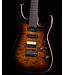 Charvel Pro-Mod Plus Dinky DK24 HSS 2PT EB QM, Ebony FB, Amber Tiger Eye