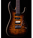 Charvel Pro-Mod Plus Dinky DK24 HSS 2PT EB QM, Ebony FB, Amber Tiger Eye