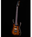 Charvel Pro-Mod Plus Dinky DK24 HSS 2PT EB QM, Ebony FB, Amber Tiger Eye