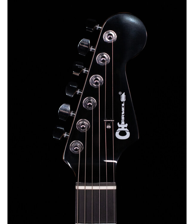 Charvel Pro-Mod Plus Dinky DK24 HSS 2PT EB QM, Ebony FB, Amber Tiger Eye