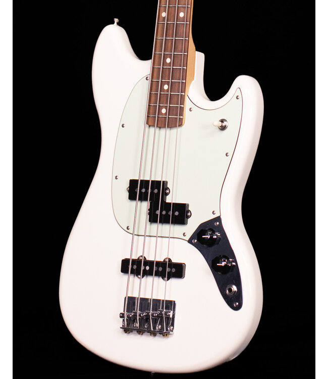 Fender Player Mustang Bass PJ, Olympic White, 2017 - USED