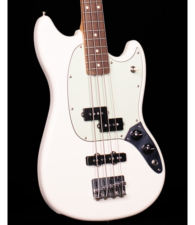 Fender Player Mustang Bass PJ, Olympic White, 2017 - USED