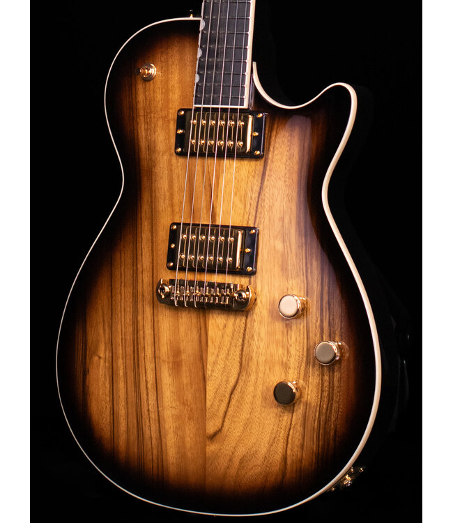 Gretsch Limited Edition Electromatic Black Limba Jet, Ebony FB, Sunburst
