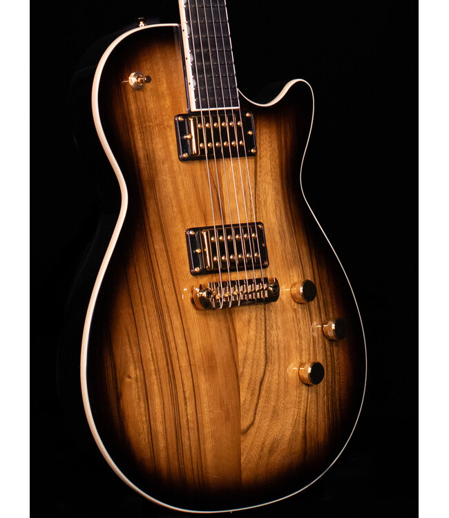 Gretsch Limited Edition Electromatic Black Limba Jet, Ebony FB, Sunburst