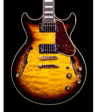 Ibanez Ibanez Artcore Impressionist AM93QM Antique Yellow Sunburst - USED