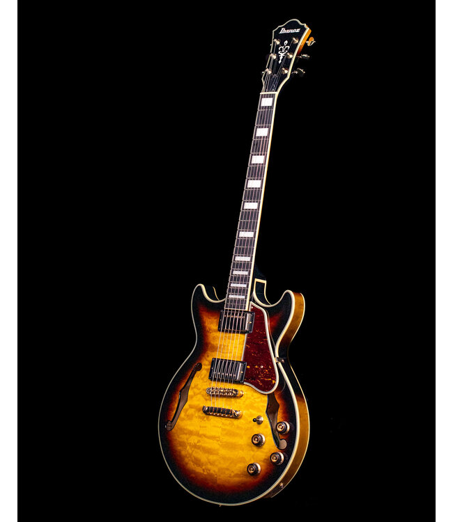 Ibanez Artcore Impressionist AM93QM Antique Yellow Sunburst - USED