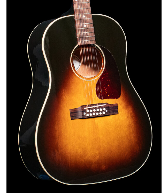 Gibson J-45 Standard 12-String Acoustic Guitar, Vintage Sunburst