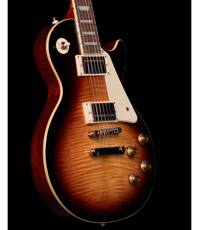 Epiphone Les Paul Standard 50s Figured Top, Bourbon Burst (Premium Gig Bag Included)