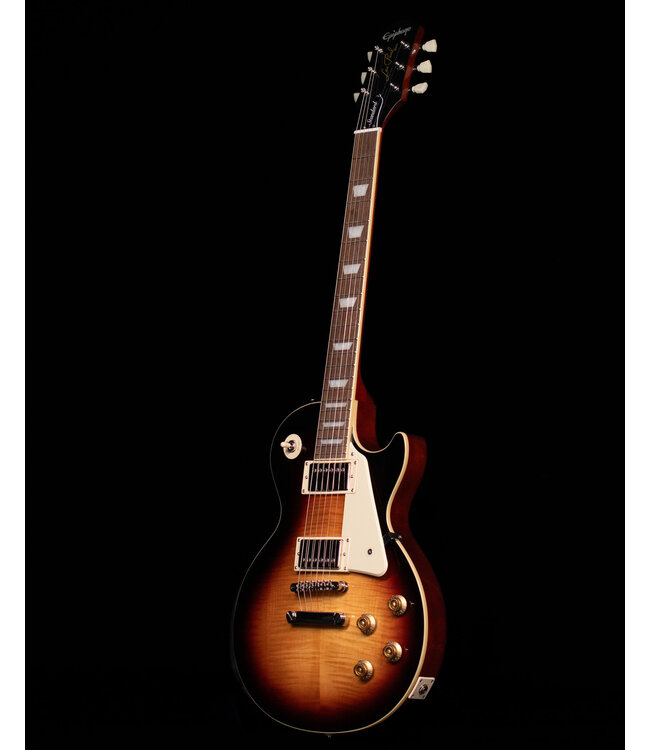 Epiphone Les Paul Standard 50s Figured Top, Bourbon Burst (Premium Gig Bag Included)