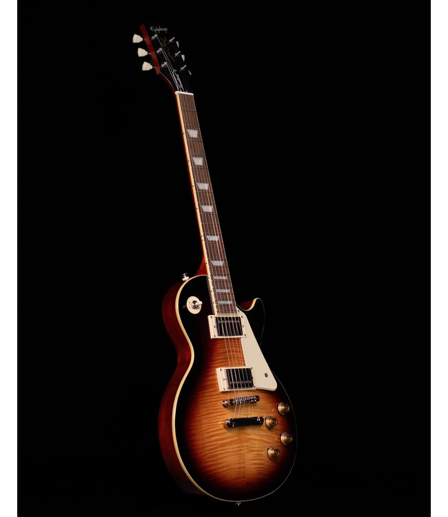 Epiphone Les Paul Standard 50s Figured Top, Bourbon Burst (Premium Gig Bag Included)