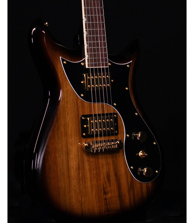 Gretsch Limited Edition Electromatic Black Limba CVT, Rosewood FB, Sunburst