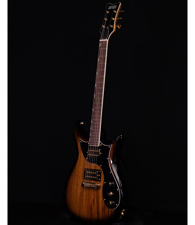 Gretsch Limited Edition Electromatic Black Limba CVT, Rosewood FB, Sunburst