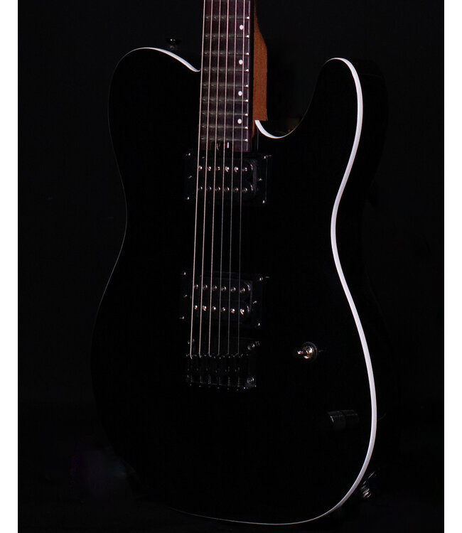 Charvel Standard Series San Dimas Style-2 SD2 HH HT, Amaranth FB, Gloss Black