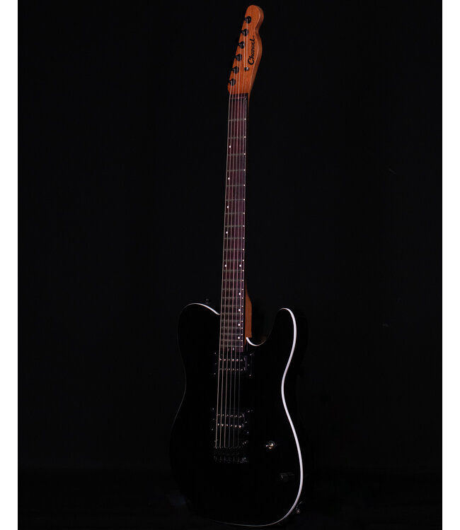 Charvel Standard Series San Dimas Style-2 SD2 HH HT, Amaranth FB, Gloss Black