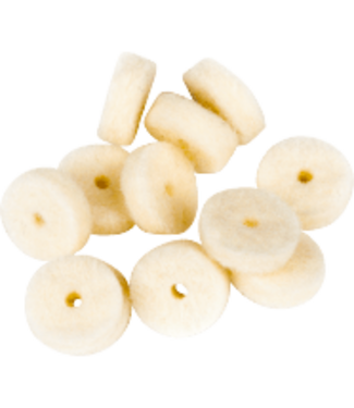 Fender Fender Strap Button Felt Washers White (12)
