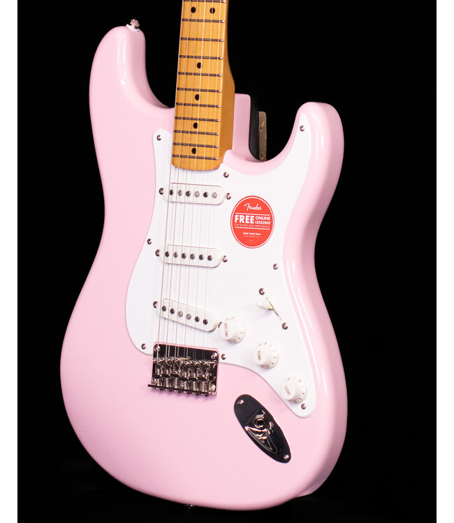 Squier Classic Vibe 50s Stratocaster HT, Maple FB, Shell Pink