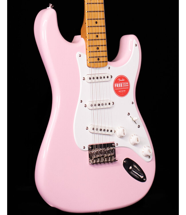 Squier Classic Vibe 50s Stratocaster HT, Maple FB, Shell Pink