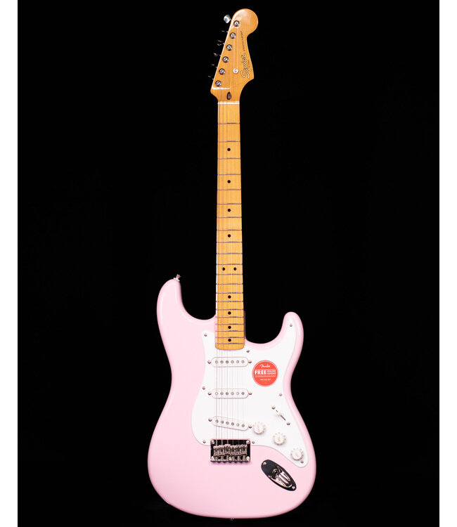 Squier Classic Vibe 50s Stratocaster HT, Maple FB, Shell Pink