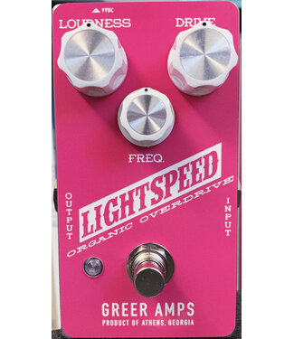 Greer Amps Greer Amps Lightspeed Organic Overdrive - Pink/White