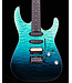 Charvel Pro-Mod Plus Dinky DK24 HSS 2PT EB QM, Ebony FB, Blue Curaçao