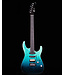 Charvel Pro-Mod Plus Dinky DK24 HSS 2PT EB QM, Ebony FB, Blue Curaçao
