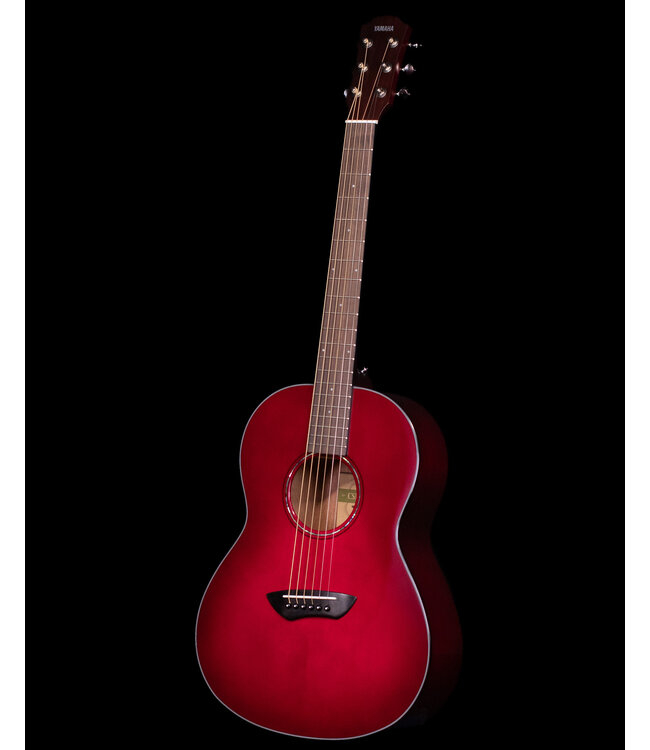 Yamaha CSF1M Parlor Size Acoustic Electric, Crimson Red Burst