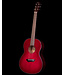 Yamaha CSF1M Parlor Size Acoustic Electric, Crimson Red Burst