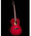 Yamaha CSF1M Parlor Size Acoustic Electric, Crimson Red Burst