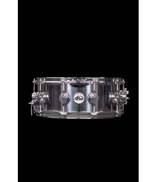 Drum Workshop DW 14" x 5.5" Collector's Series Stainless Steel Snare Drum, Chrome Hardware - B Stock