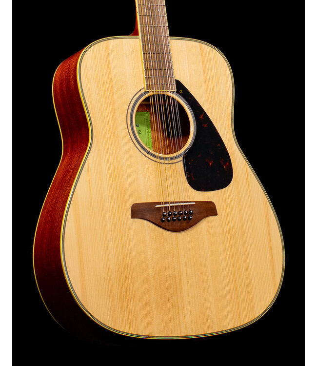 Yamaha FG820-12 12-String Acoustic Guitar, Solid Top, Natural