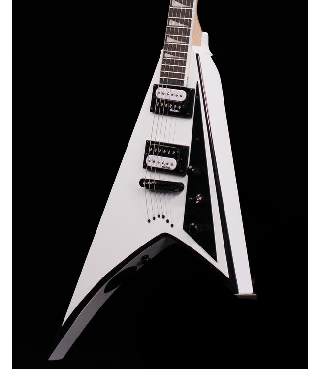 Jackson JS Series Rhoads JS32T, Amaranth FB, White with Black Bevels