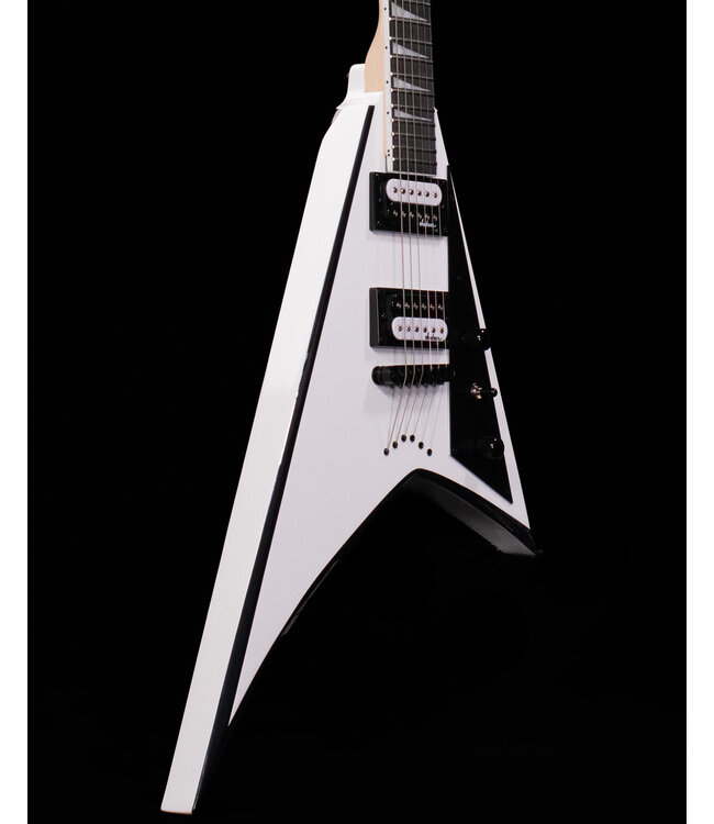 Jackson JS Series Rhoads JS32T, Amaranth FB, White with Black Bevels