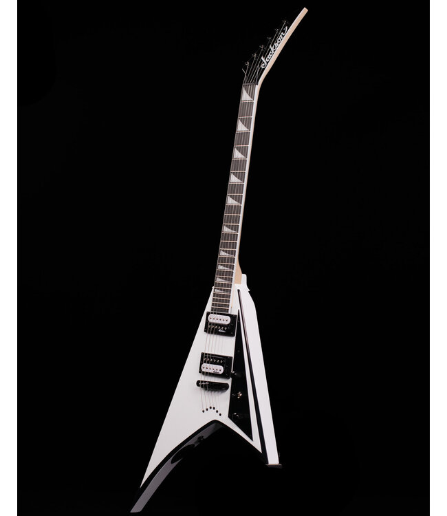 Jackson JS Series Rhoads JS32T, Amaranth FB, White with Black Bevels