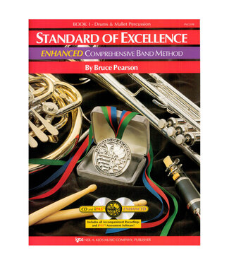Kjos Standard of Excellence Enhanced, Book 1 - Drums & Mallet