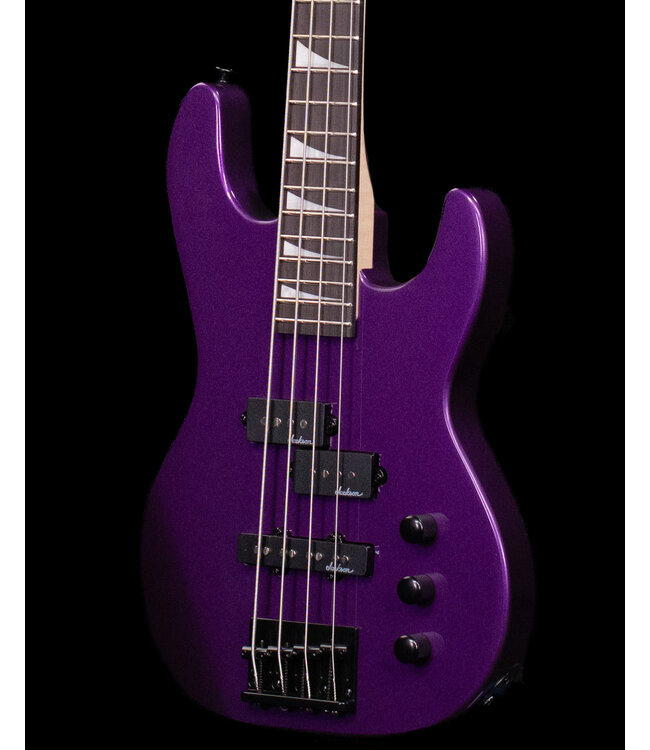 Jackson JS Series Concert Bass Minion JS1X, Amaranth FB, Pavo Purple
