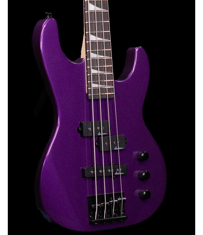 Jackson JS Series Concert Bass Minion JS1X, Amaranth FB, Pavo Purple
