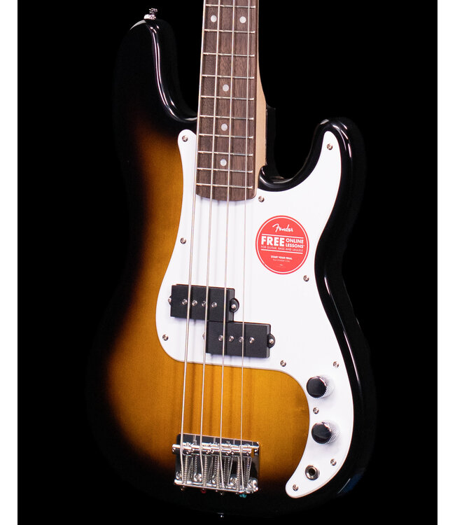 Squier Mini Precision Bass, Laurel FB, 2-Color Sunburst